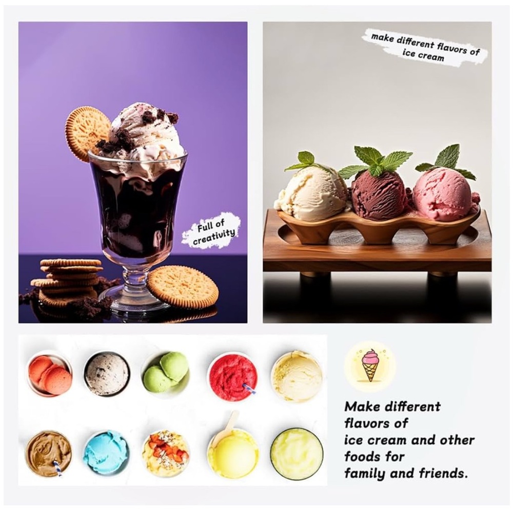 Premium 24 Oz. Pint Ninja Creami Deluxe Containers 4 Pack - Picture 5 of 8